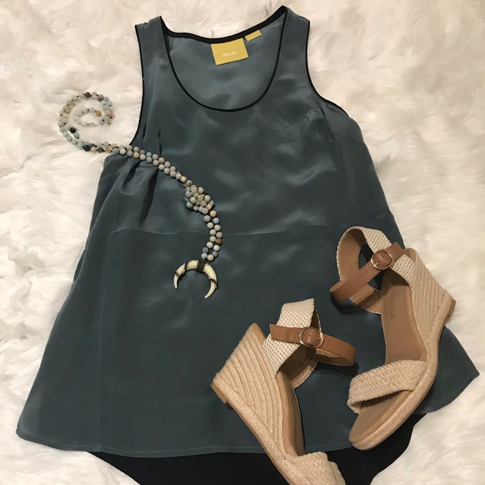 Anthropologie | Maeve Silk Tank 💕